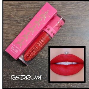 Jeffree Star Cosmetics REDRUM Velour Liquid Lipstick Matte Red NEW Full Size